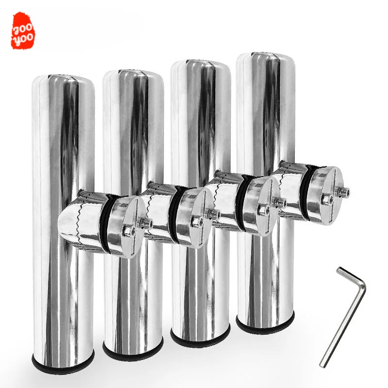 Fishing Equipment Stores - Support de pêche en acier inoxydable,